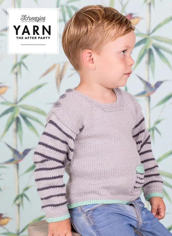 Patrón Impreso YARN The After Party nº 22 – Dino Hunter Sweater (Scheepjes) - Detalle 6