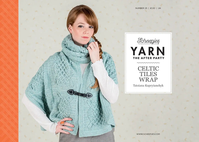 Patrón Impreso YARN The After Party nº 25 – Celtic Tiles Wrap (Scheepjes) - Portada libreto