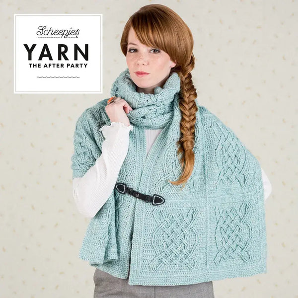 Patrón Impreso YARN The After Party nº 25 – Celtic Tiles Wrap (Scheepjes) - Detalle 4