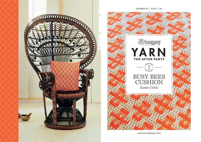 Patrón Impreso YARN The After Party nº 44 – Busy Bees Cushion (Scheepjes) - Portada libreto