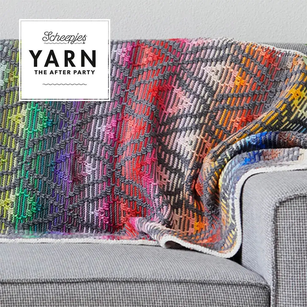 Patrón Impreso YARN The After Party nº 47 – Diamond Sofa Runner (Scheepjes) - Detalle 1