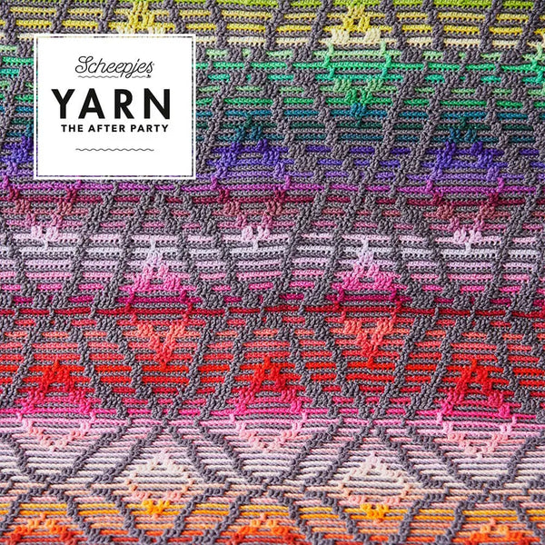 Patrón Impreso YARN The After Party nº 47 – Diamond Sofa Runner (Scheepjes) - Detalle 5
