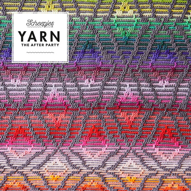 Patrón Impreso YARN The After Party nº 47 – Diamond Sofa Runner (Scheepjes) - Detalle 5