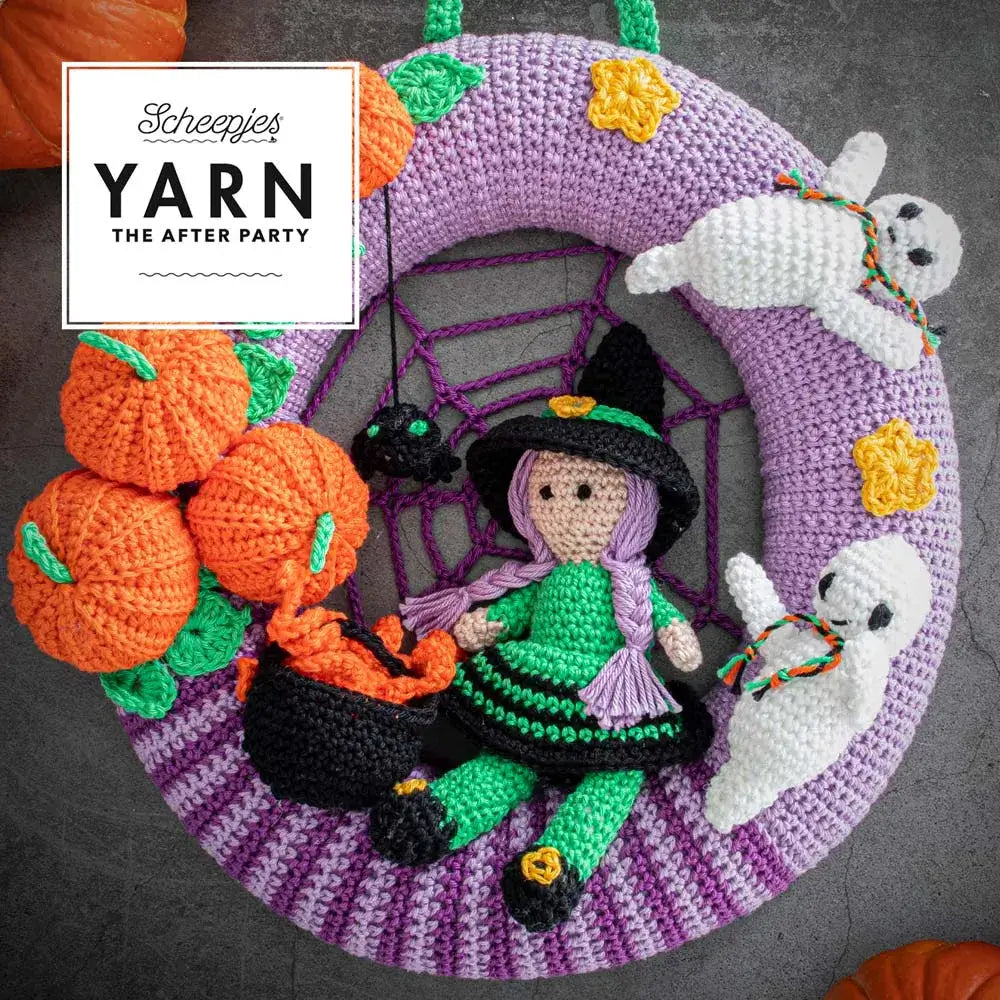 Patrón Impreso YARN The After Party nº 76 – Halloween Wreath (Scheepjes) - Detalle 1