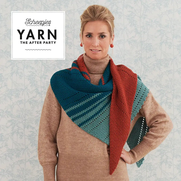 Patrón Impreso YARN The After Party nº 92 – Away Day Shawl (Scheepjes) - Detalle 1