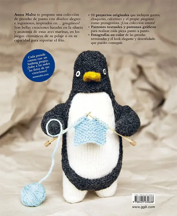 Libro: Pingüinos - Una colección de punto - Contraportada