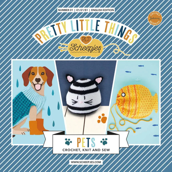 Patrón impreso Pretty Little Things nº 1 – Pets (Scheepjes) - Portada