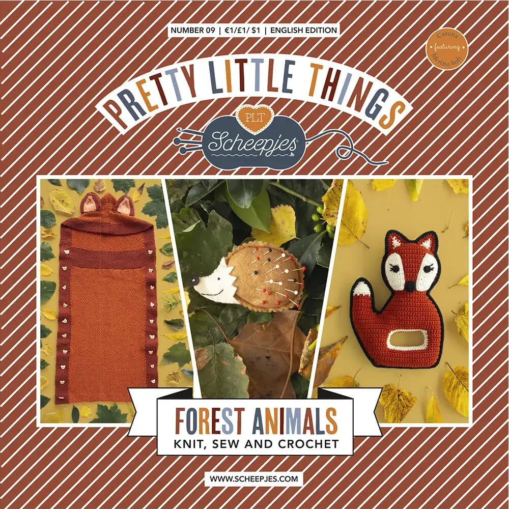 Patrón impreso Pretty Little Things nº 9 – Forest Animals (Scheepjes) - Portada