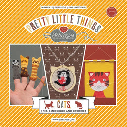 Patrón impreso Pretty Little Things nº 12 – Cats (Scheepjes) - Portada