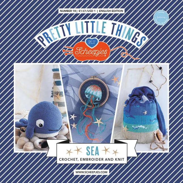 Patrón impreso Pretty Little Things nº 18 – Sea (Scheepjes) - Portada