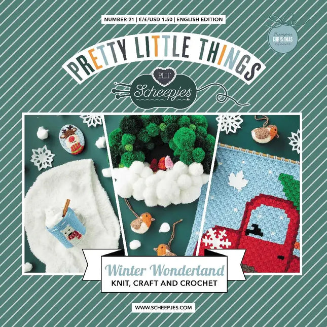 Patrón impreso Pretty Little Things nº 21 – Winter Wonderland (Scheepjes) - Portada