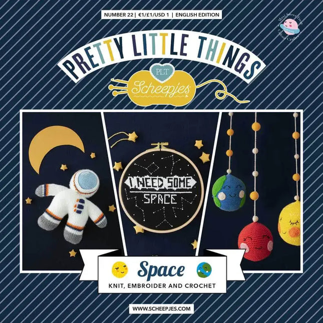 Patrón impreso Pretty Little Things nº 22 – Space (Scheepjes) - Portada