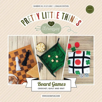 Patrón impreso Pretty Little Things nº 34 – Board Games (Scheepjes) - Portada