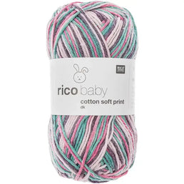 Baby Cotton Soft Print Dk - 383040.020 - Rosa Turquesa
