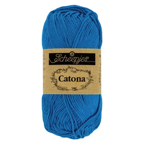 Scheepjes Catona Colour Pack Essentials 💙 201 Electric Blue