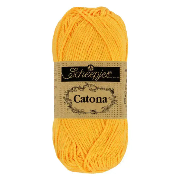 Scheepjes Catona Colour Pack Essentials 💛 208 Yellow Gold
