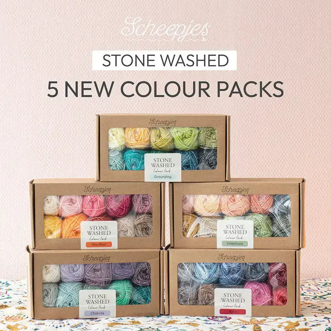 Scheepjes - Stone Washed Colour Pack - 5 packs