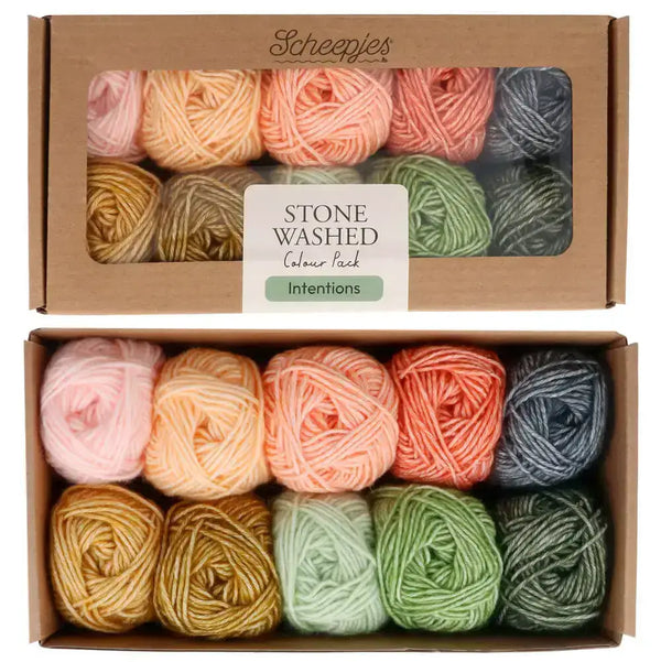 Scheepjes Stone Washed Colour pack (24532) Intentions