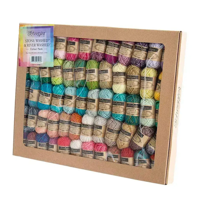 Scheepjes Stone Washed / River Washed Colour Pack - 62460-2