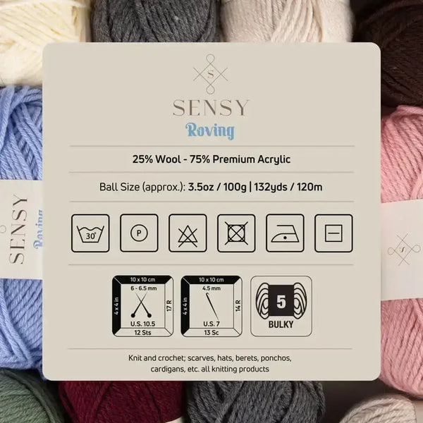 SENSY - Roving - Etiqueta de producto