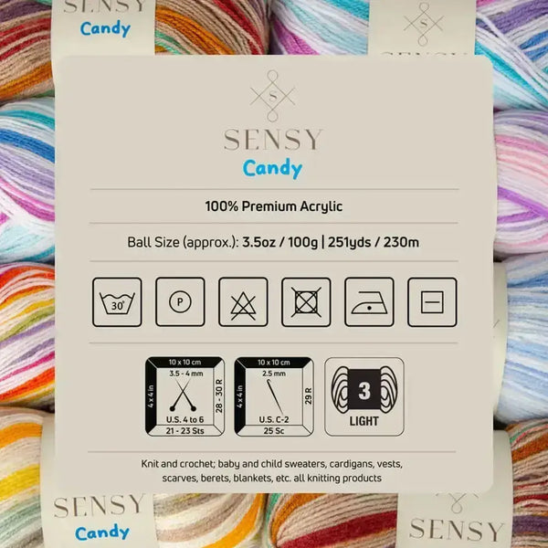 SENSY - Candy - Etiqueta de producto