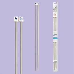 Agujas de tricotar de Aluminio de Pony