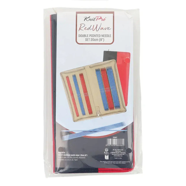 Set de Agujas de doble punta Red Waves 20 cm de KnitPro