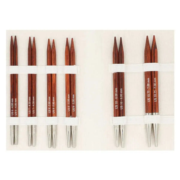 KnitPro Cocoa - set de agujas circulares intercambiables 13 cm