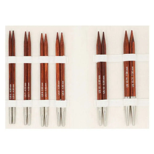 KnitPro Cocoa - set de agujas circulares intercambiables 13 cm