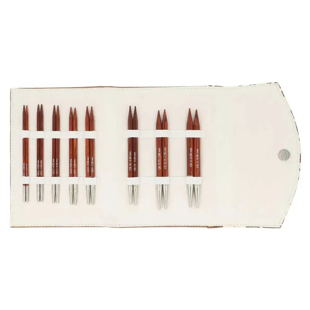 KnitPro Cocoa - set de agujas circulares intercambiables 13 cm