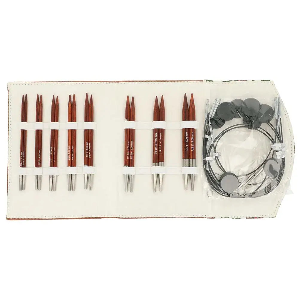 KnitPro Cocoa - set de agujas circulares intercambiables 13 cm