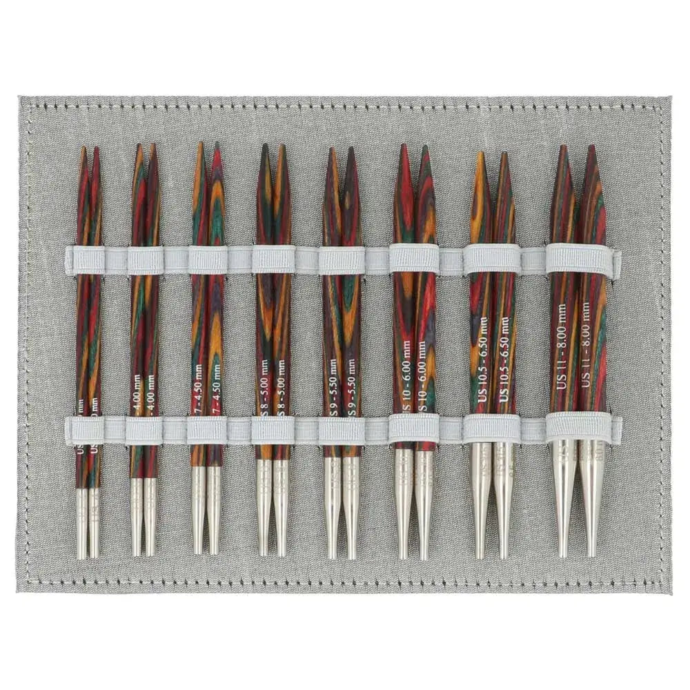 Set de Agujas Circulares Intercambiables Colourplay 13 cm de KnitPro