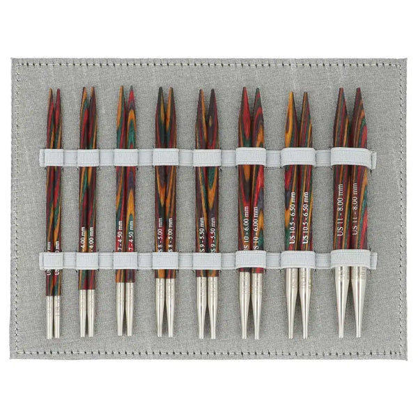 Set de Agujas Circulares Intercambiables Colourplay 13 cm de KnitPro