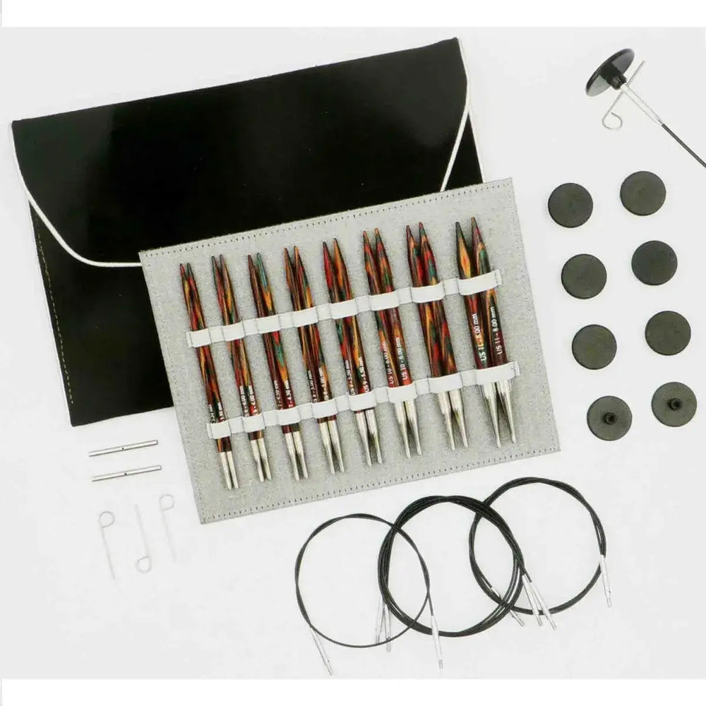 Set de Agujas Circulares Intercambiables Colourplay 13 cm de KnitPro