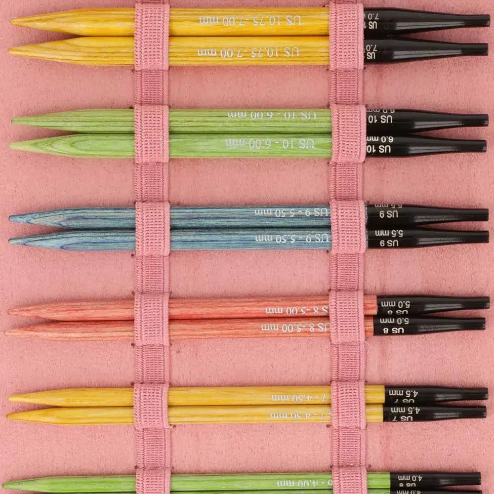 KnitPro Meadow - set de agujas circulares intercambiables 13 cm