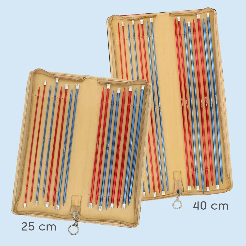 Set de Agujas rectas de tricotar Red Waves de KnitPro