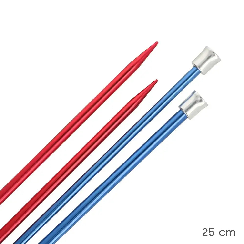 Set de Agujas rectas de tricotar Red Waves de KnitPro 25 cm