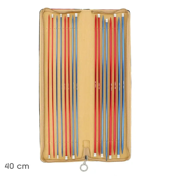 Set de Agujas rectas de tricotar Red Waves de KnitPro 40 cm