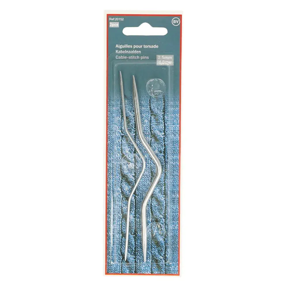 Agujas de Punto para Trenzar - 2,5 mm y 4 mm - BV (20152)