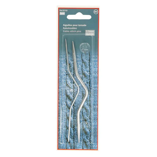 Agujas de Punto para Trenzar - 2,5 mm y 4 mm - BV (20152)