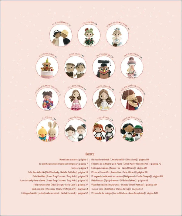 Libro: Amigurumi. Amigos y celebraciones - Interior 1