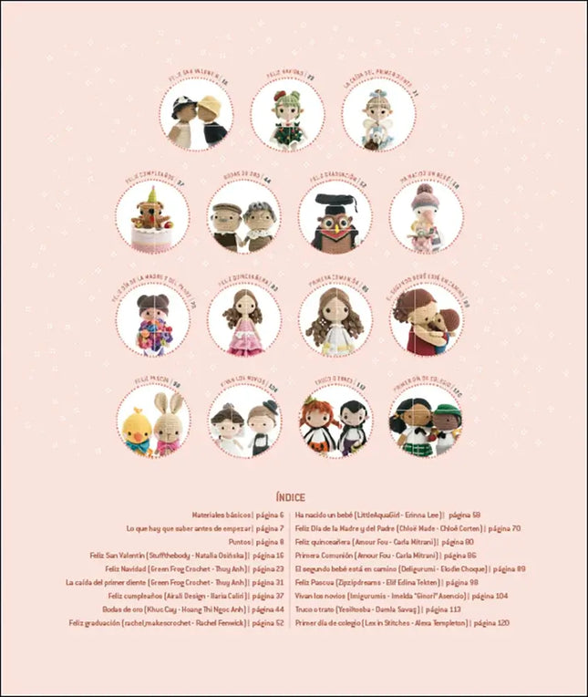 Libro: Amigurumi. Amigos y celebraciones - Interior 1