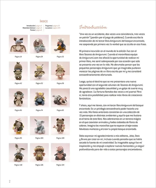 Libro: Amigurumi del bosque encantado - Interior 1