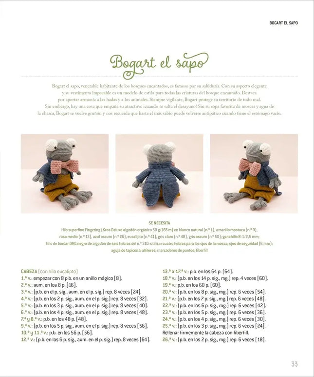 Libro: Amigurumi del bosque encantado - Interior 5