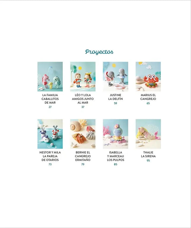 Libro: Amigurumi en la playa - Interior 2
