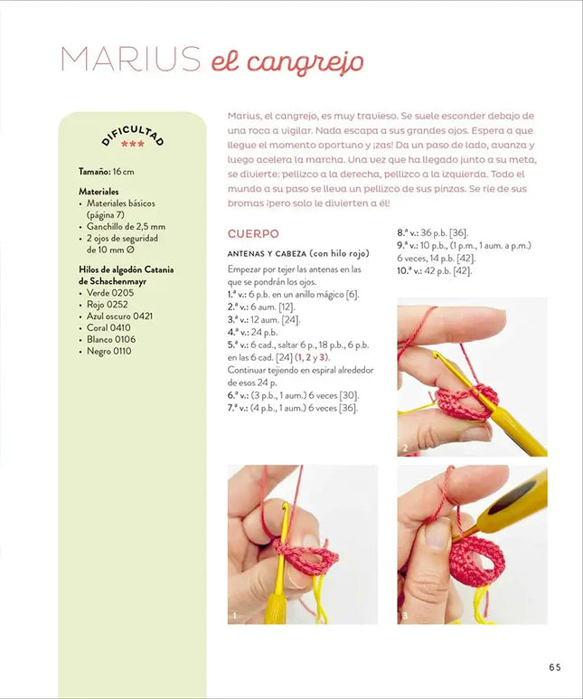 Libro: Amigurumi en la playa - Interior 4