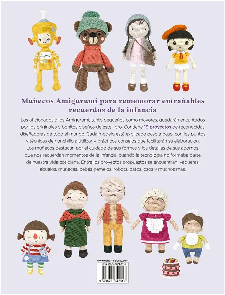 Libro: Amigurumi. Felices días de la infancia - Contraportada