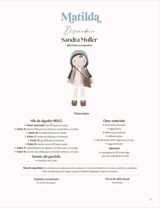 Libro: Amigurumi. Felices días de la infancia - Interior 6