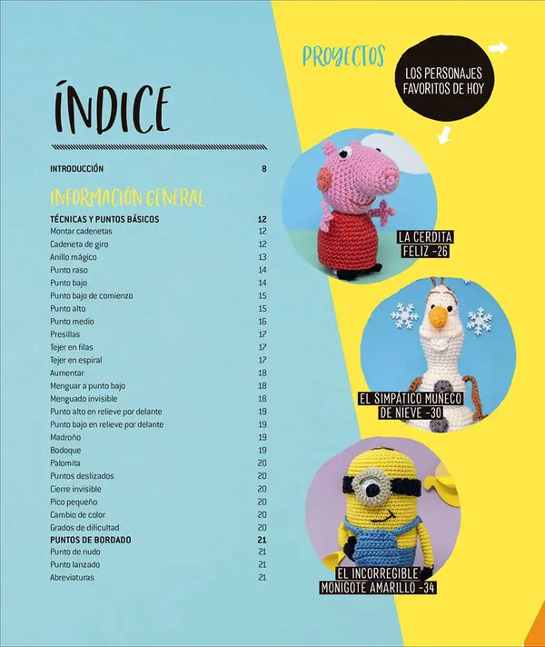 Libro: Amigurumi. Los personajes favoritos de los niños - Interior 1