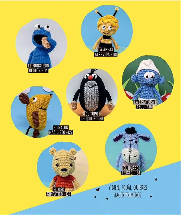 Libro: Amigurumi. Los personajes favoritos de los niños - Interior 4